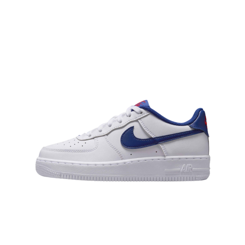 Nike Air Force 1 White Deep Royal Blue GS