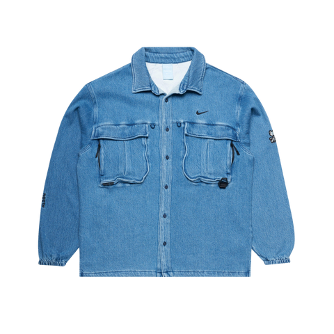 Nike x NOCTA Opal Lily Pad Denim Shirt Blue Denim
