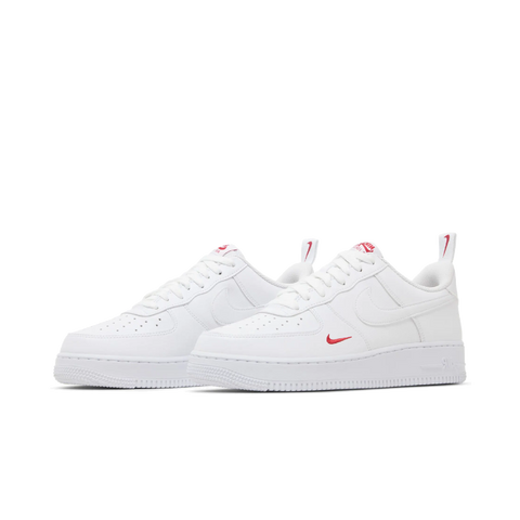 Nike Air Force 1 Low '07 SE White Red Mini Swoosh