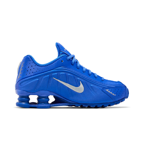 Nike Shox R4 Racer Blue Metallic Silver (Women's)
