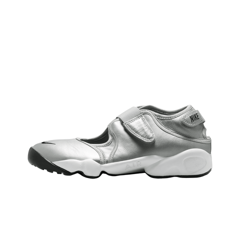 Nike Air Rift Leather Metallic Silver Sail (Women's)
