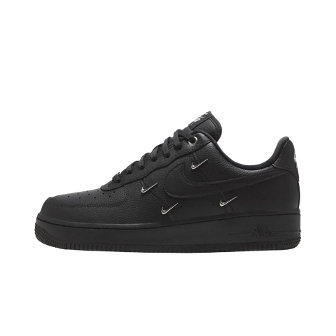Nike Air Force 1 Low '07 LX Black Silver Mini Swoosh (Women's)