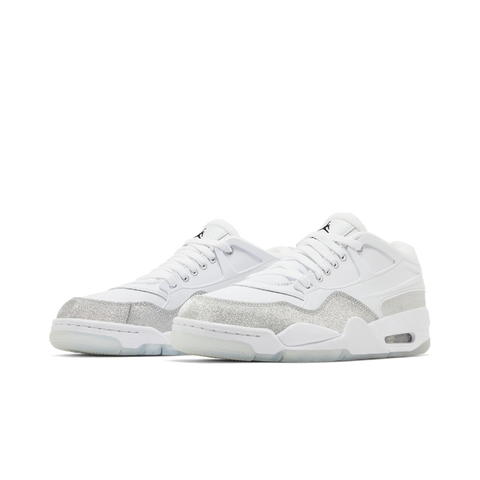 Jordan 4 RM White Metallic Silver (Women's)
