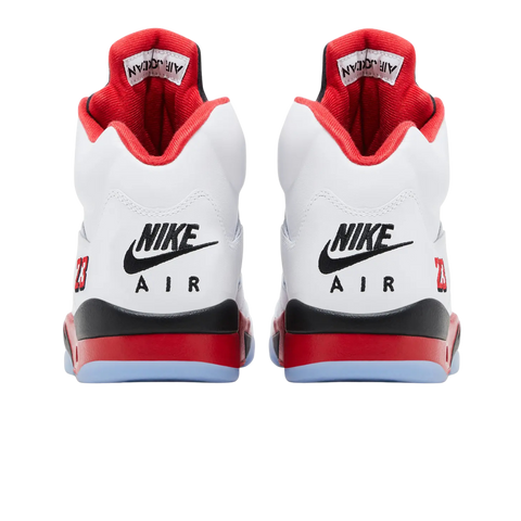 Jordan 5 Retro Fire Red Black Tongue (2025)