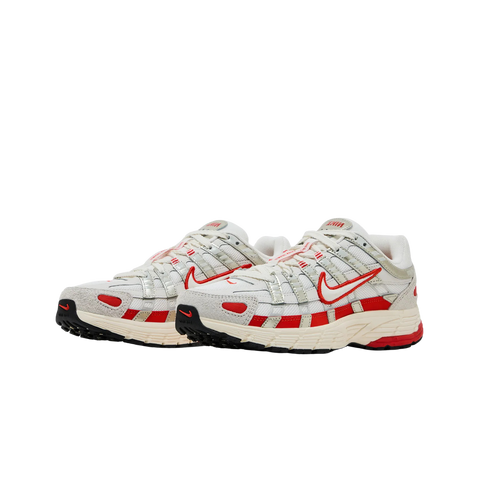 Nike P-6000 Sail Pale Ivory Light Bone Picante Red (Women's)