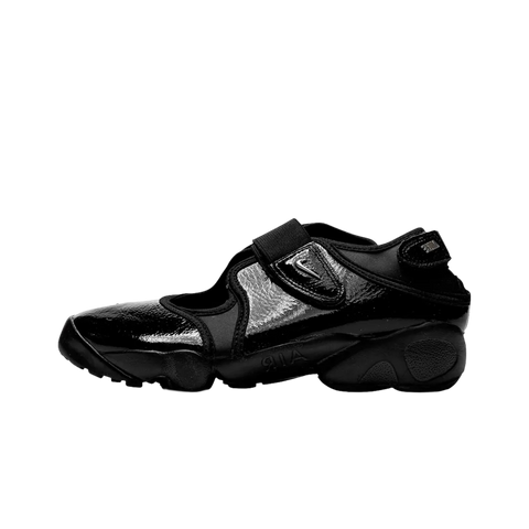 Nike Air Rift Black Metallic Silver (Women's)