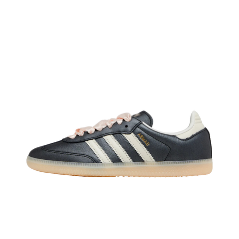 adidas Samba OG Black Pink Ribbon Laces (Women's)