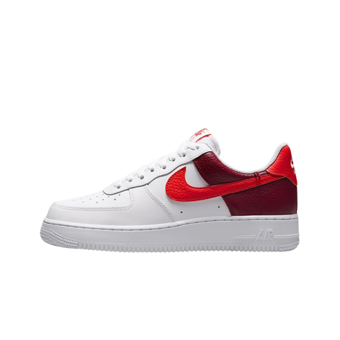 Nike Air Force 1 Low '07 White Light Crimson Gold Charm Bracelet (Women's)