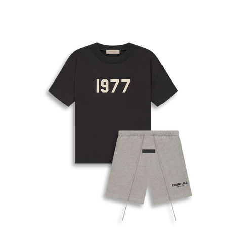 Fear of God Essentials Dark Oatmeal-Black Summer Combo
