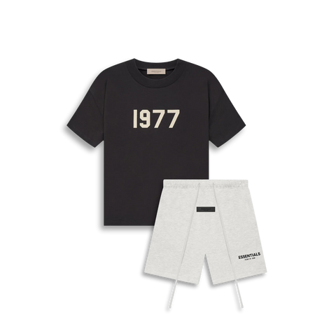Fear of God Essentials Light Oatmeal-Black Summer Combo