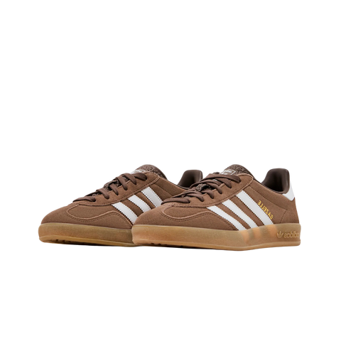 adidas Gazelle Indoor Earth Strata White Gold Metallic