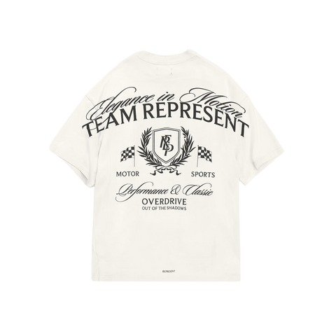 Represent Crest T-Shirt - Flat White