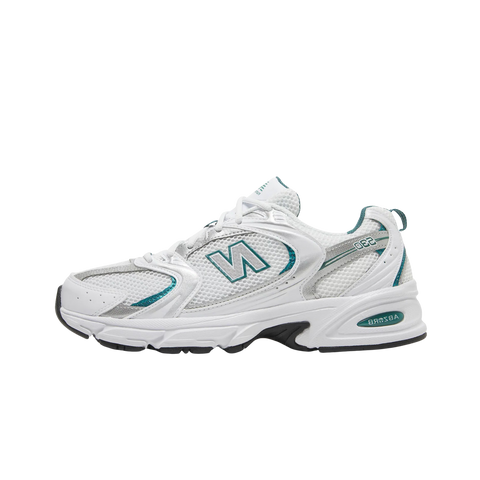 New Balance 530 White Silver Green