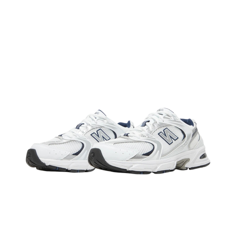 New Balance 530 White Silver Navy