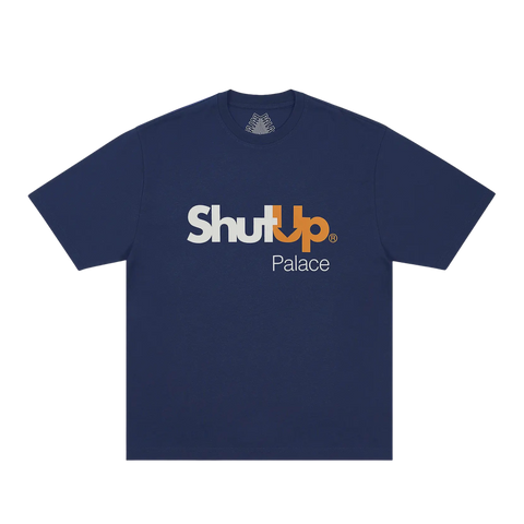 Palace Shut Up T-Shirt Navy