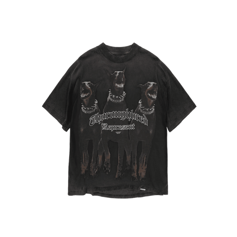 Represent Thoroughbred T-Shirt - Vintage Black