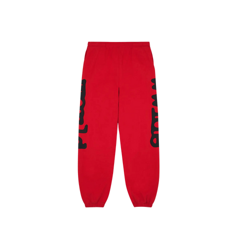 Sp5der Beluga Sweatpants Red/Black