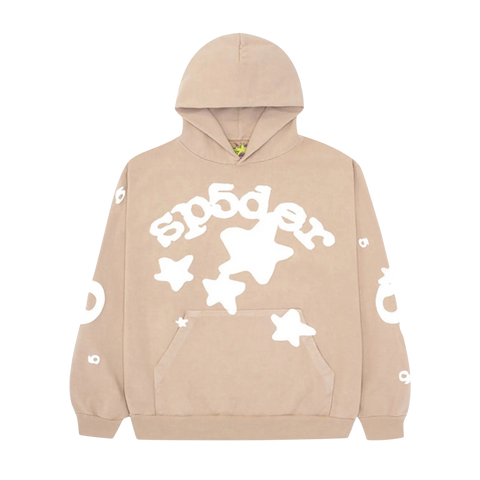 Sp5der Beluga Hoodie Sand