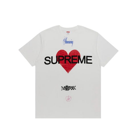 Supreme Announcing Tee White