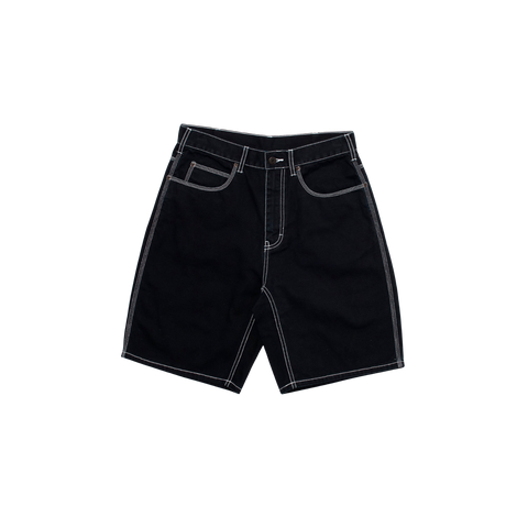 thisisneverthat Contrast Stitch Shorts Black