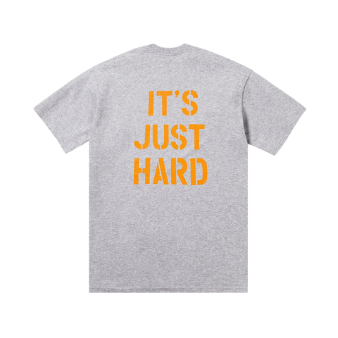 Supreme Hard Tee Heather Grey
