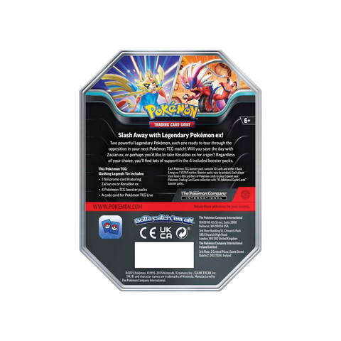 Pokémon TCG: Slashing Legends Tin - Koraidon ex