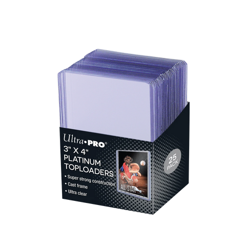UltraPro - Ultra Clear Platinum Toploader 3x4 - 25 ks