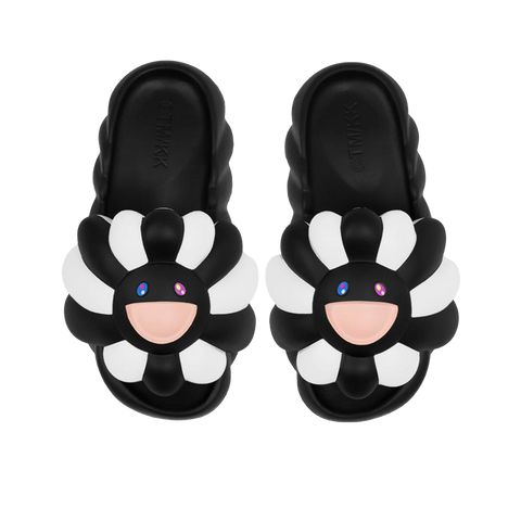 Takashi Murakami Ohana Full-Bloom Slides Complexcon Black