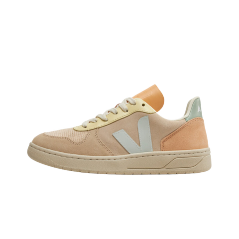 Veja V-10 Suede Sable Menthol Multico
