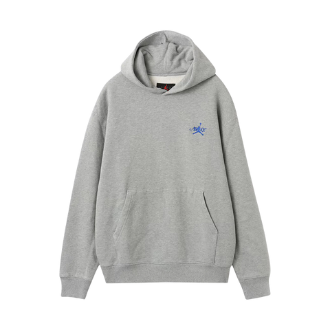 Jordan x Awake NY Fleece Hoodie Heather Grey/Black/Game Royal
