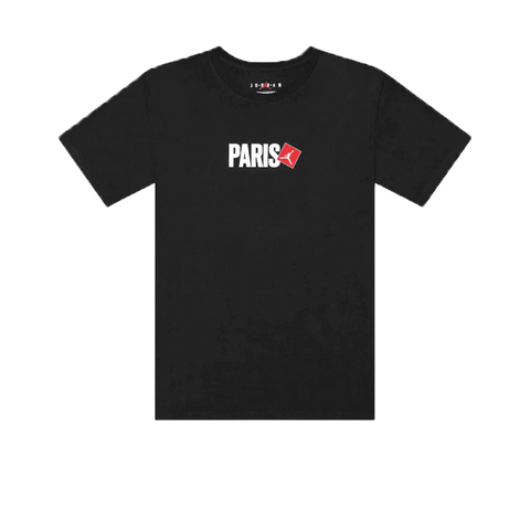 Jordan Paris Saint-Germain Short-Sleeve T-Shirt Black