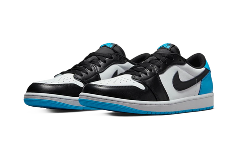 Jordan 1 Retro Low OG Black Dark Powder Blue