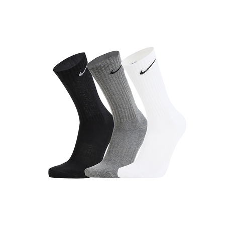 Nike Everyday Cotton Cushioned Crew Black/Grey/White
