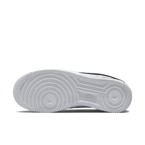 Nike Air Force 1 Low Cut Out Swoosh White Black (GS)