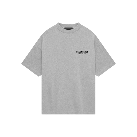 Fear of God Essentials Jersey Crewneck Tee FW24 'Light Heather Grey'