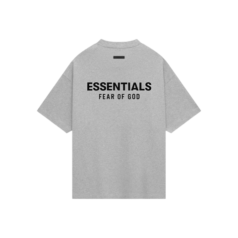 Fear of God Essentials Jersey Crewneck Tee FW24 'Light Heather Grey'