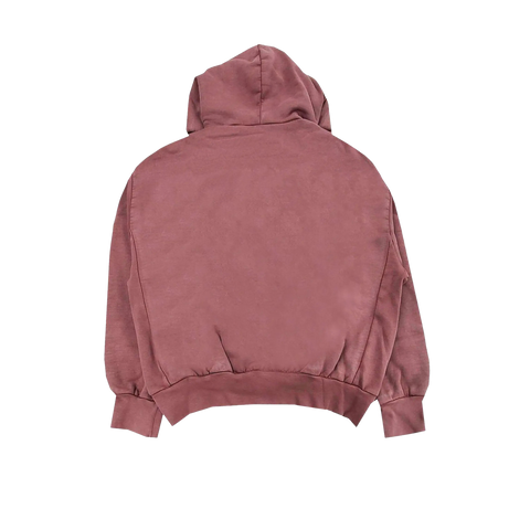 Fear of God Essentials Heavy Fleece Vintage Shrunken Hoodie 'Crimson'