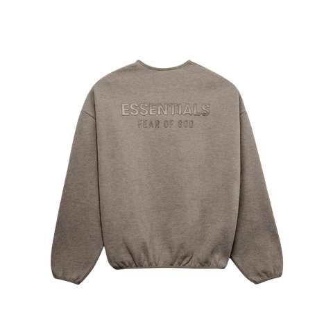 Fear of God Essentials Modern Fit Fleece Crewneck 'Homestead Heather'