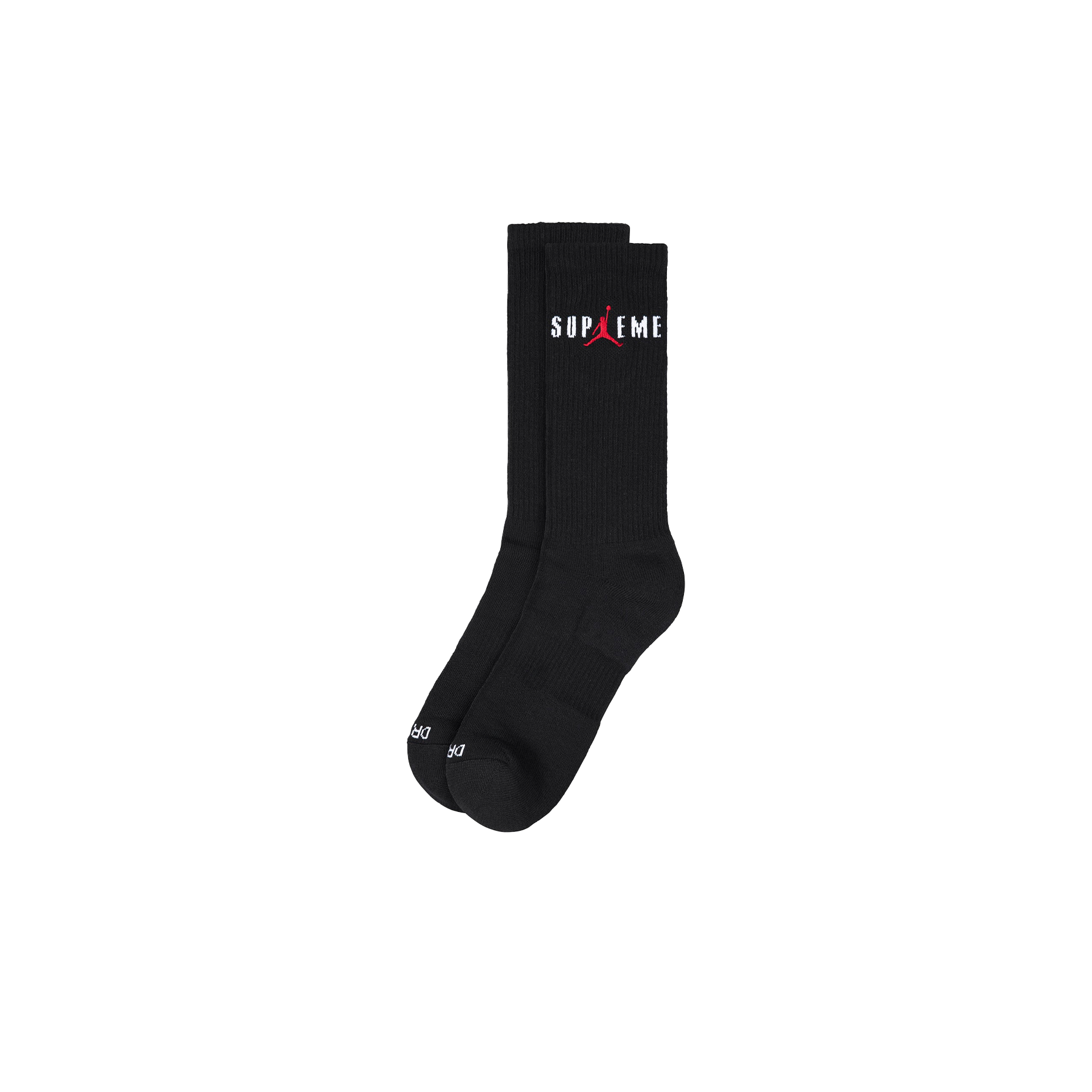 Supreme x Jordan Crew Socks (2 Pack) Black – OFFTRENDCLUB