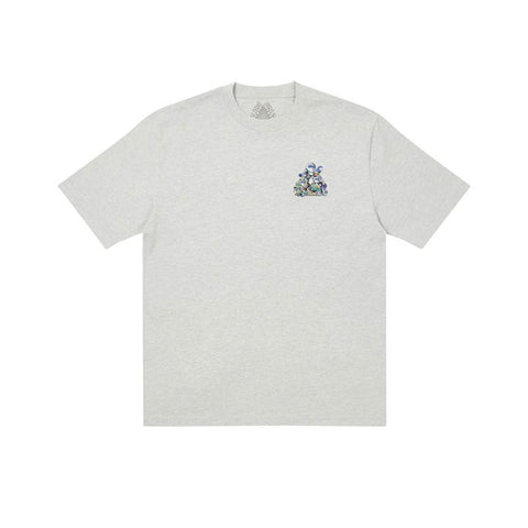 Palace Bubbling Tee Grey Marl
