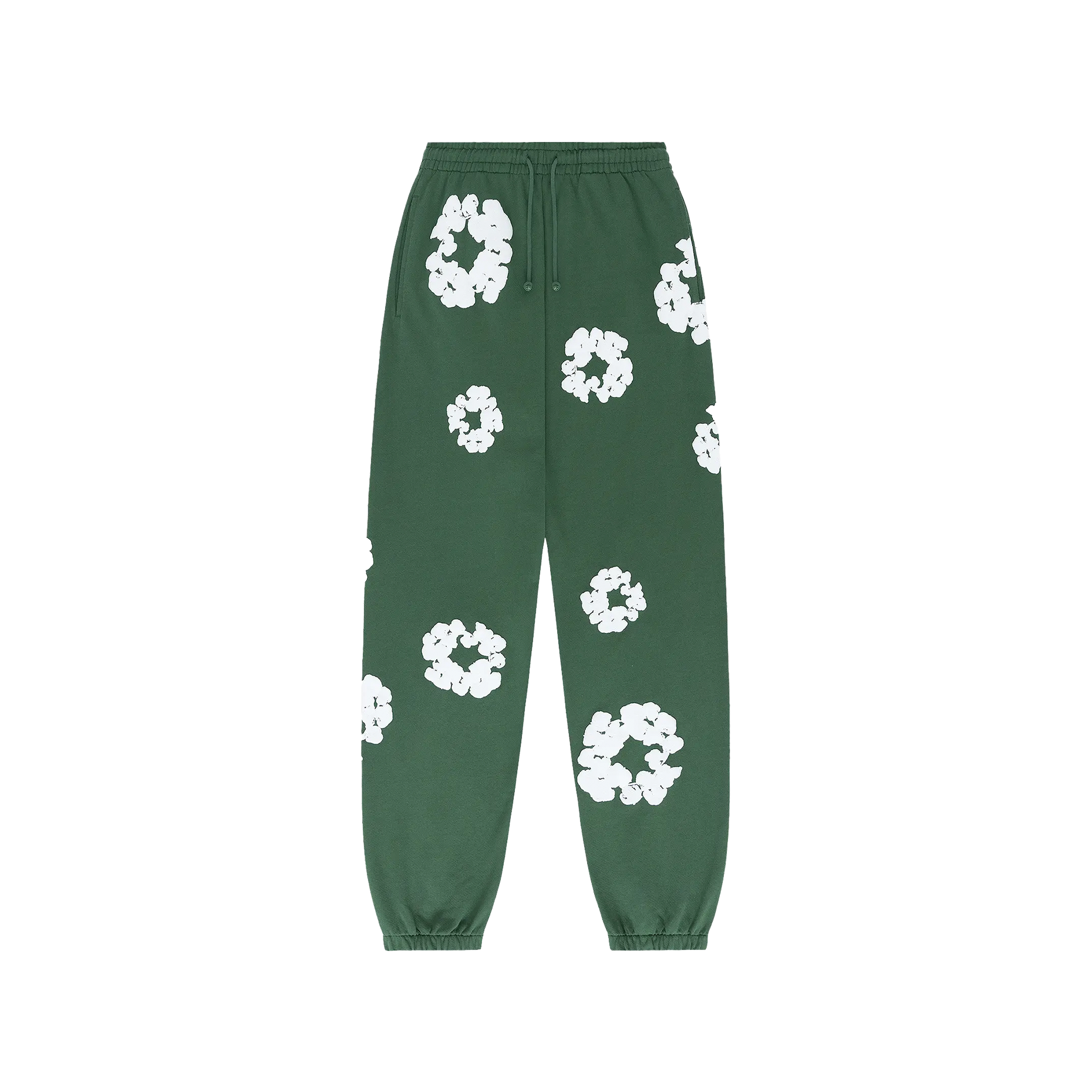 Denim Tears The Cotton Wreath Sweatpants Green/White – OFFTRENDCLUB
