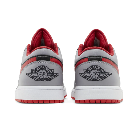 Jordan 1 Low Black Light Smoke Grey Gym Red