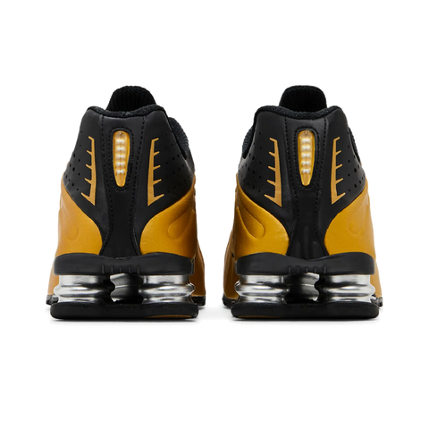 Nike Shox R4 Black Metallic Gold (Women's) - Main Image