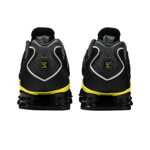 Nike Shox TL Black Dynamic Yellow Metallic Silver
