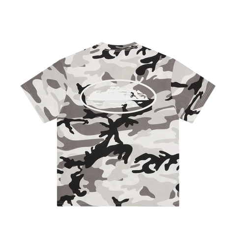 Corteiz Island Puff Print Tee Arctic Camo