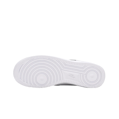 Nike Air Force 1 Low '07 Essential White Black Gold Mini Swoosh (Women's)