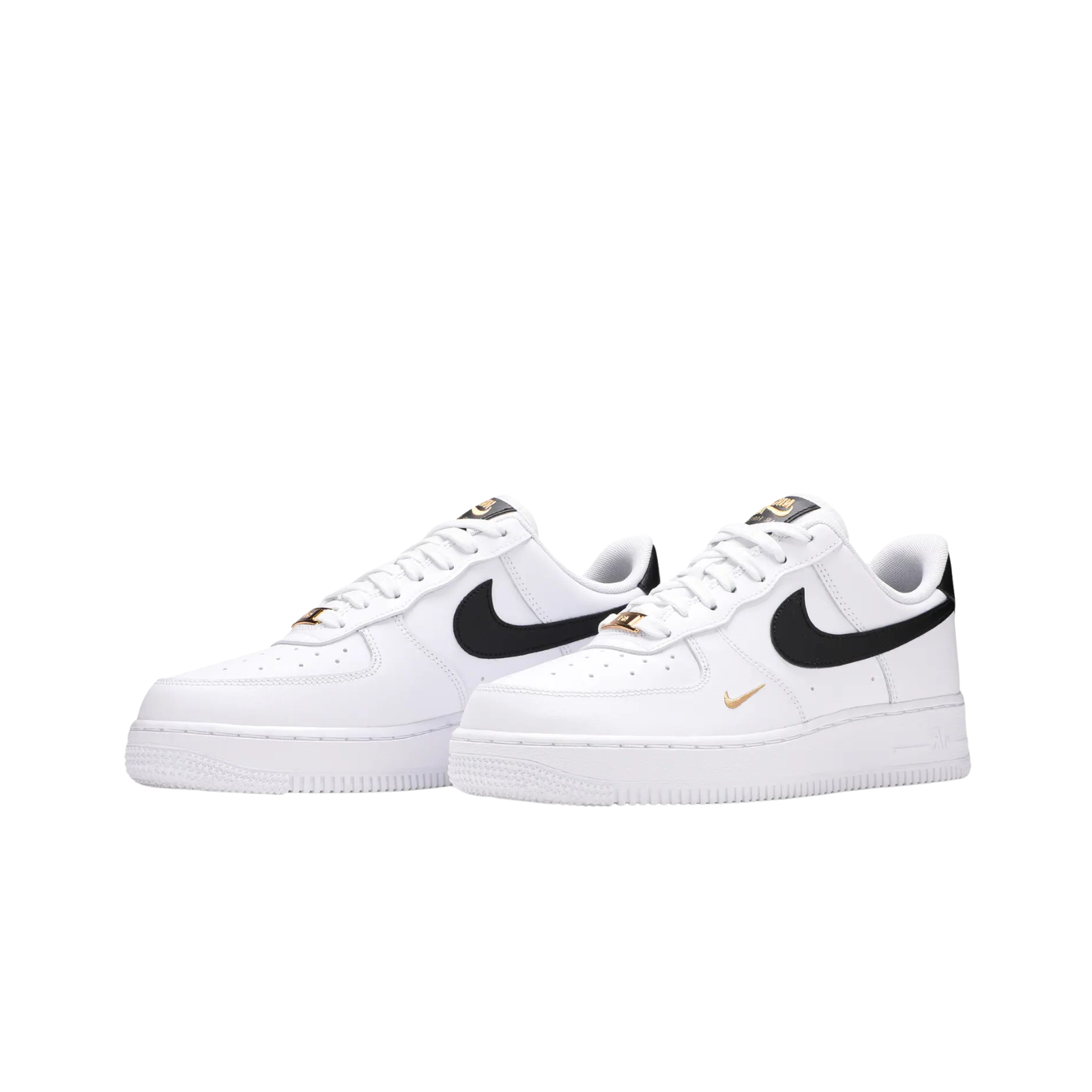 women's nike white with gold swoosh