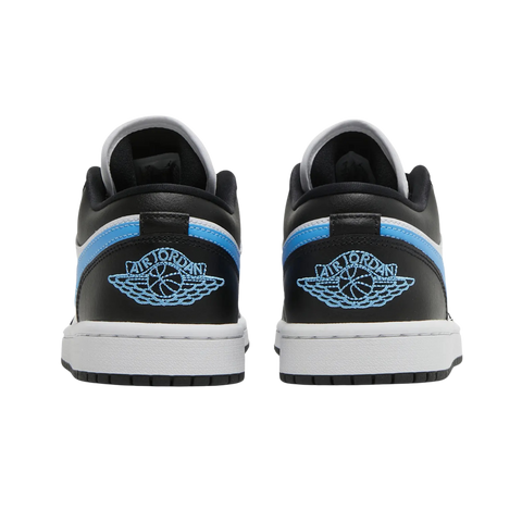 Jordan 1 Low Black University Blue White (Women's)