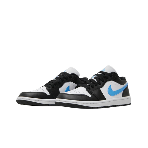 Jordan 1 Low Black University Blue White (Women's)