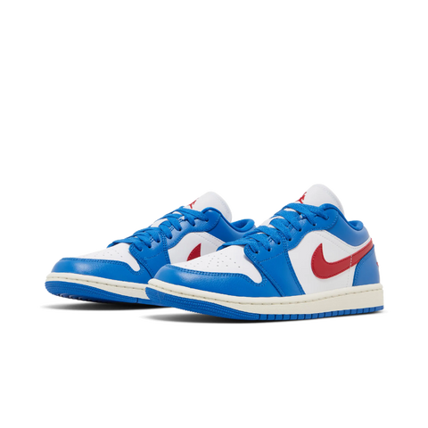 Jordan 1 Low Sport Blue Gym Red (Women's)